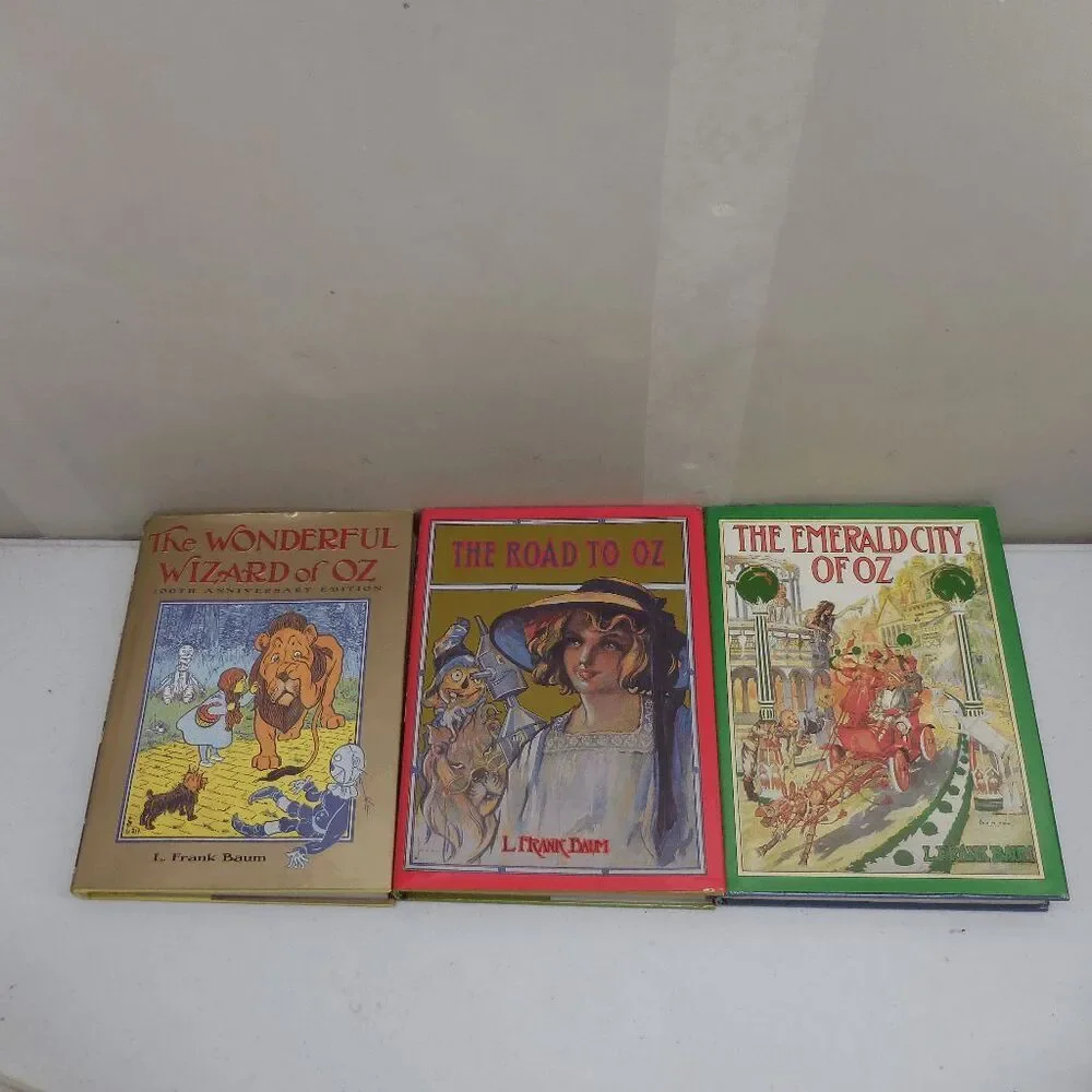 The Wonderful Wizard of Oz, Emerald City, Road To Oz Book Lot Books of Wonder